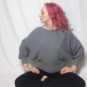 Stormy gray pullover jumper